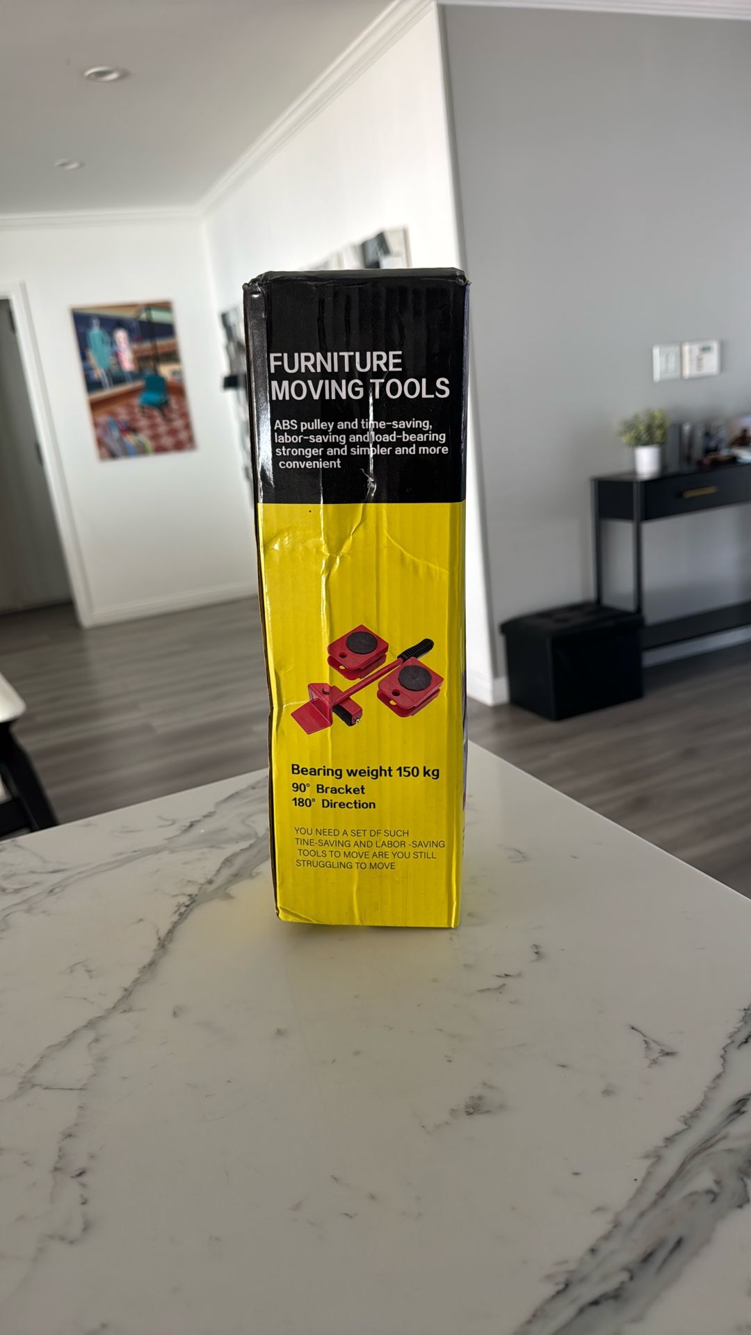 Furniture Moving Tools with Yellow and Black Design