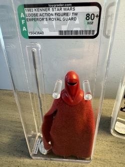 1983 Kenner Star Wars Emperor’s Royal Guard AFA 80+ NM Vintage ROTJ Complete