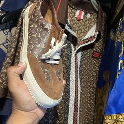 Burberry Shoes And Shirt 