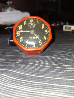 Antique small clock.  Made Bye  TAT  TOO JR
