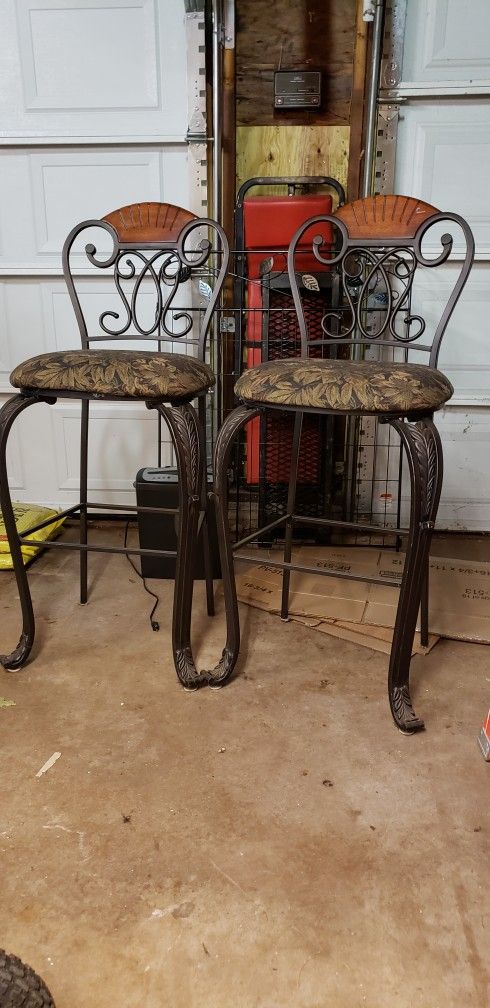 Tall Antique Bar Stools