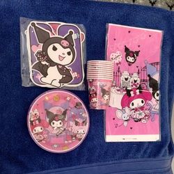 Kuromi Y My Melody Party Decoration