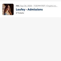 Laufey concert - Crypto arena, September 26