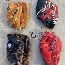 Baseball Gloves 8.5”