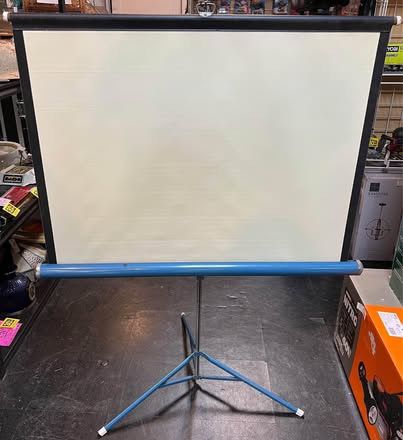 Vintage Portable Screen 37"x27" Projector