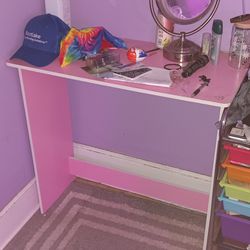 Small Pink Desk