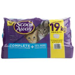 Scoop Away Complete Performance PLUS Cat Litter 19kg $15.99
