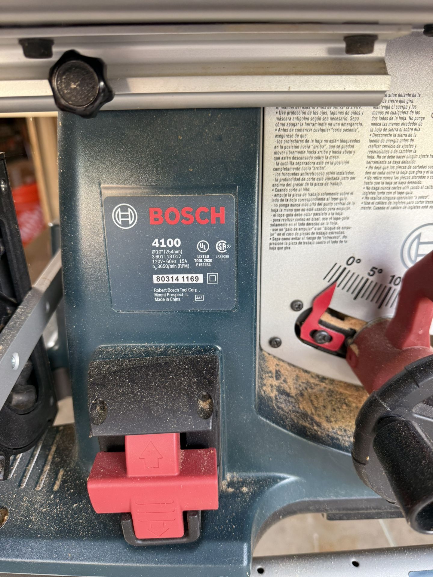  Bosch Jobsite Saw