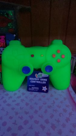 Squishy game controller green tagged new