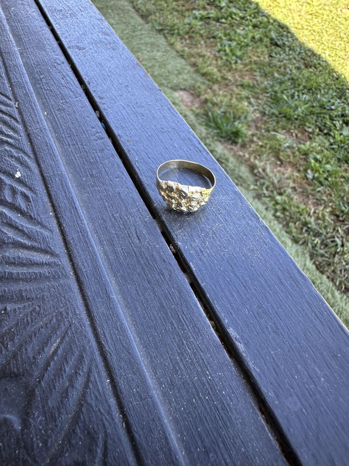 10kt Nugget Ring Size 10