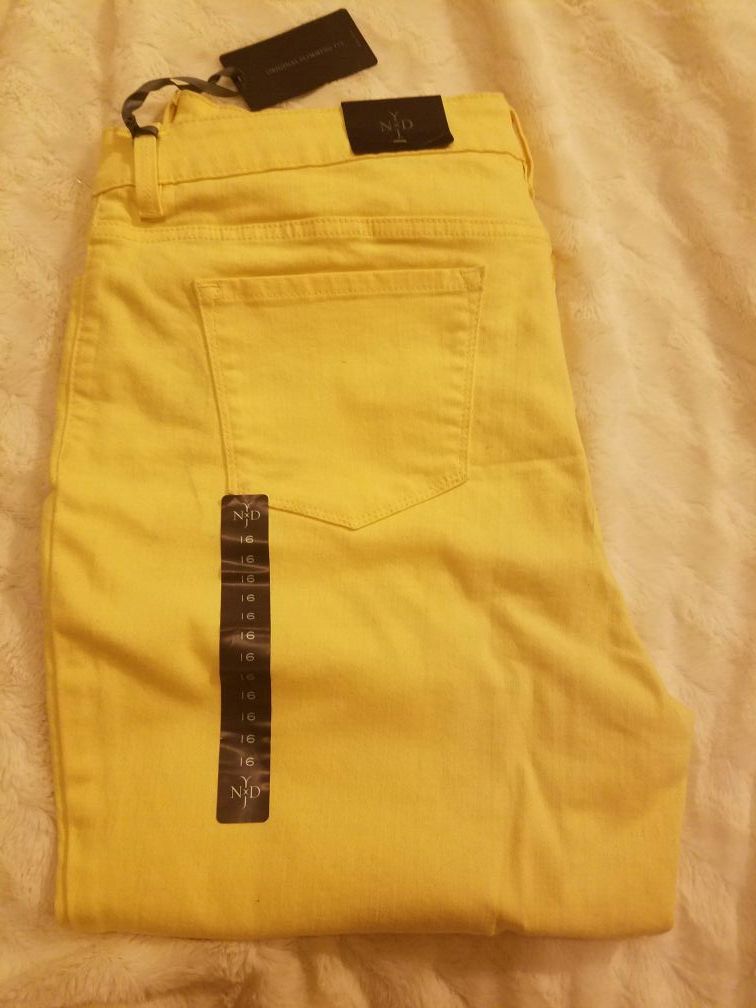 Nydj crop jeans
