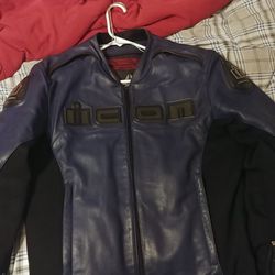 Icon leather jacket XL