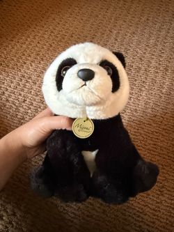Miyoni Black & White Panda Plush Toy by Aurora
