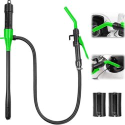 new Portable Power Battery Pump, Battery Powered Siphon Fuel Transfer Pump, Transfer Pump for Gasoline, Fuel Oil, Diesel, Water, Battery Fuel Transfer