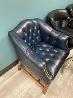 Traditional  leather lounge chairs