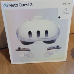 Meta Quest 3 VR/Mixed Reality Headset - 128GB