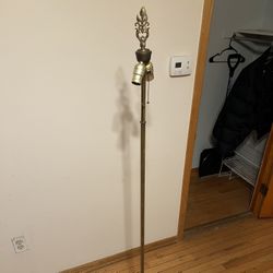 Vintage Antique Brass Floor Lamp