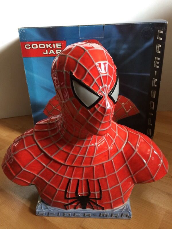 Neca Spider-Man bust Cookie Jar 2002 Marvel