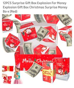 NEW Surprise Money Christmas Gift Box