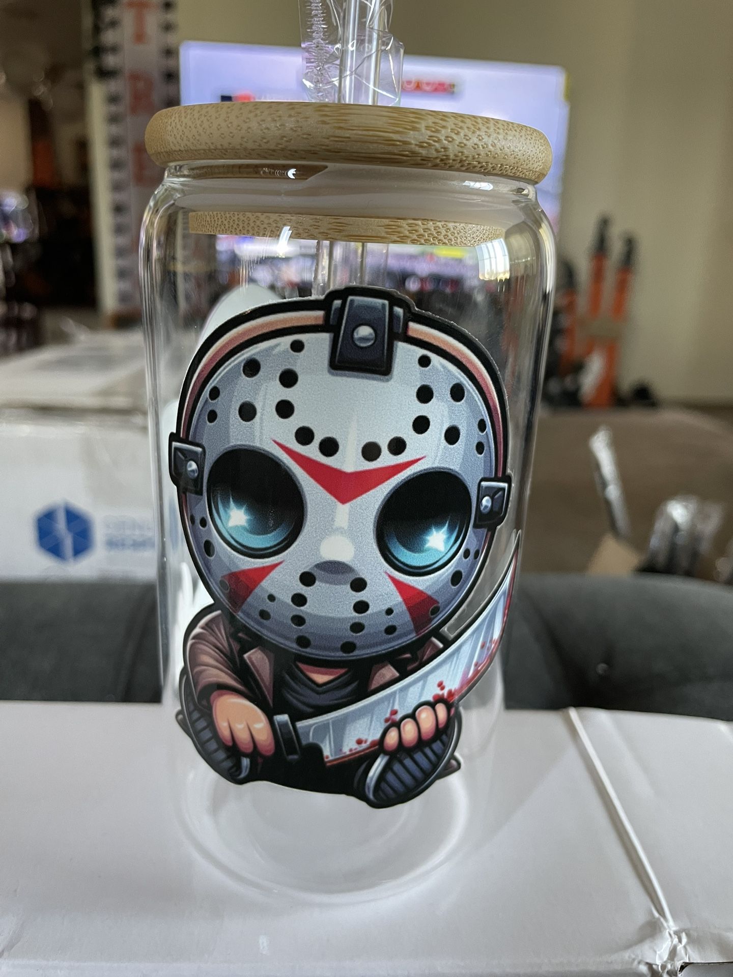 Halloween Glass Cup New