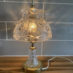 Vintage crystal lamp