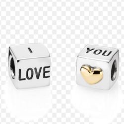 I Love You Charm 14k Gold 