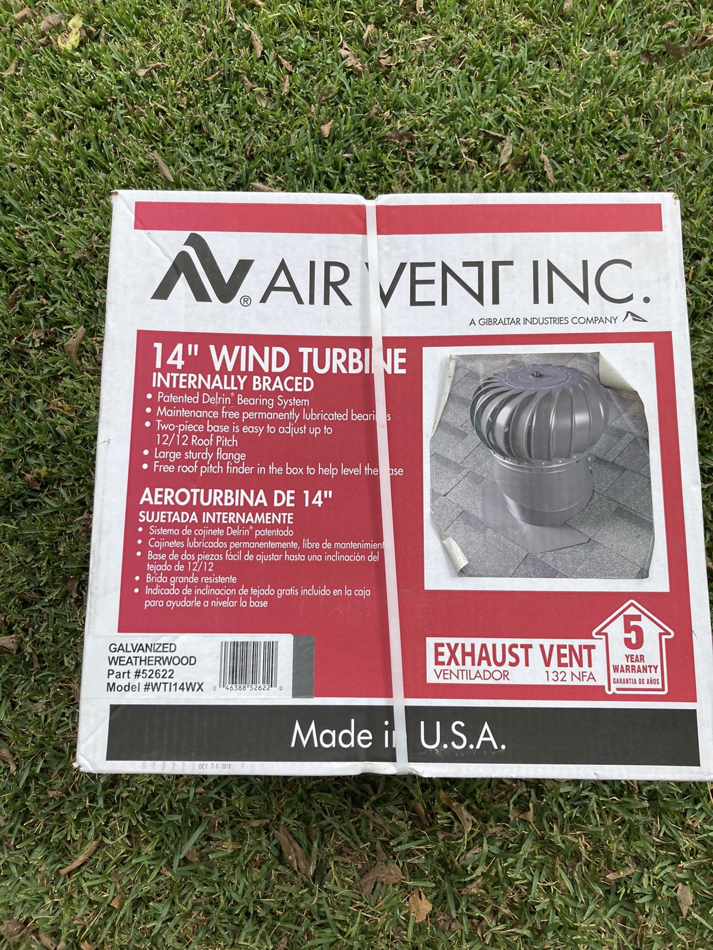 Wind Turbine, Turbina 14 Inch