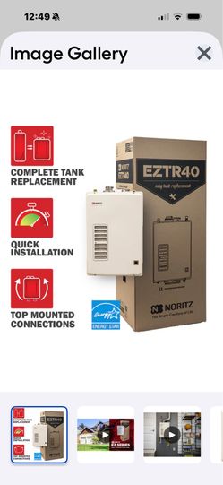 Noritz 6.2 - GPM 120000-BTU Indoor Natural Gas Tankless Water Heater