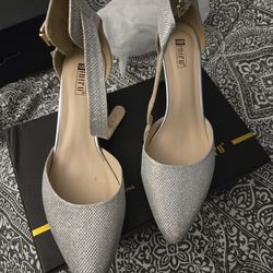 Silver heels