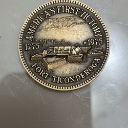 Vintage bronze medal.