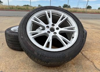 FREE DELIVERY 19" OEM TESLA MODEL Y GEMINI WHEELS CONTINENTAL 255/45/19 90%