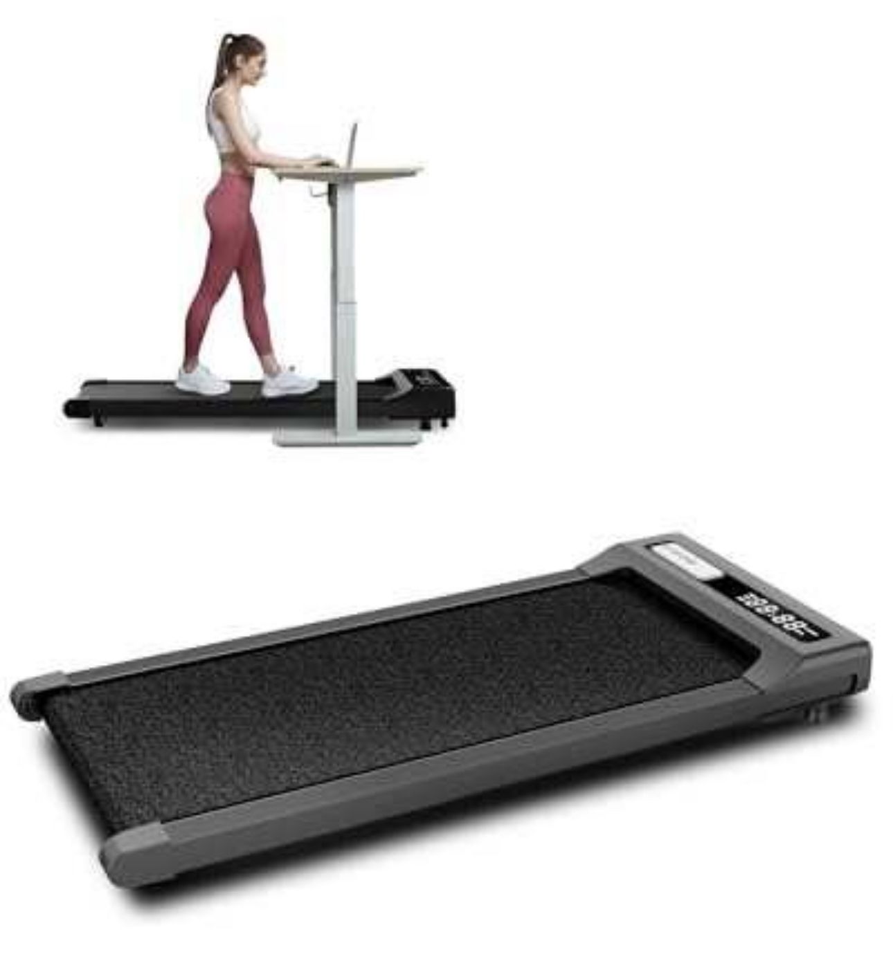 VIPLAT Walking Pad Treadmill Under Desk, Portable Compact Desk Treadmill