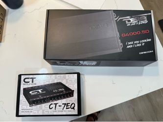 STEREO 5 CHANNEL AMPLIFIER &EQUALIZER