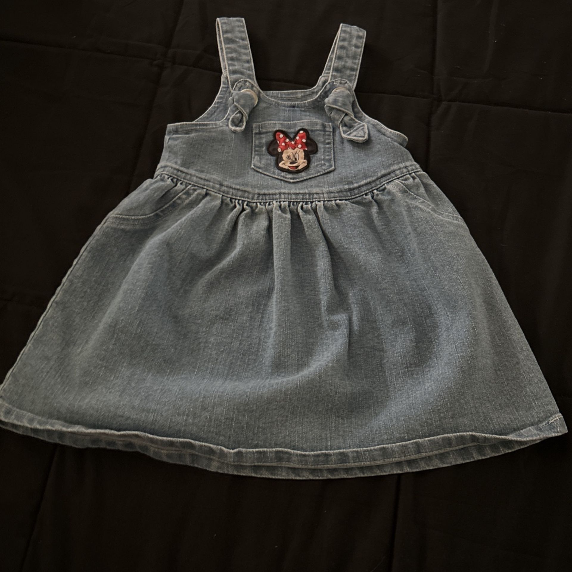Disney Minnie Denim Overall Dress