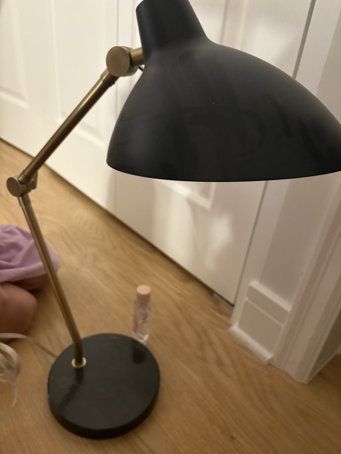 Table/desk Lamp. Brass And Metal 