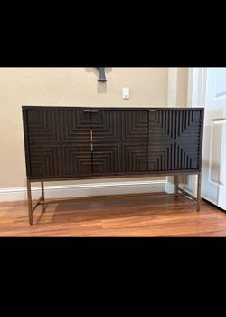 Wooden Accent Cabinet