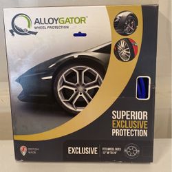 Alloy Gator Wheel Rim Protectors. Blue
