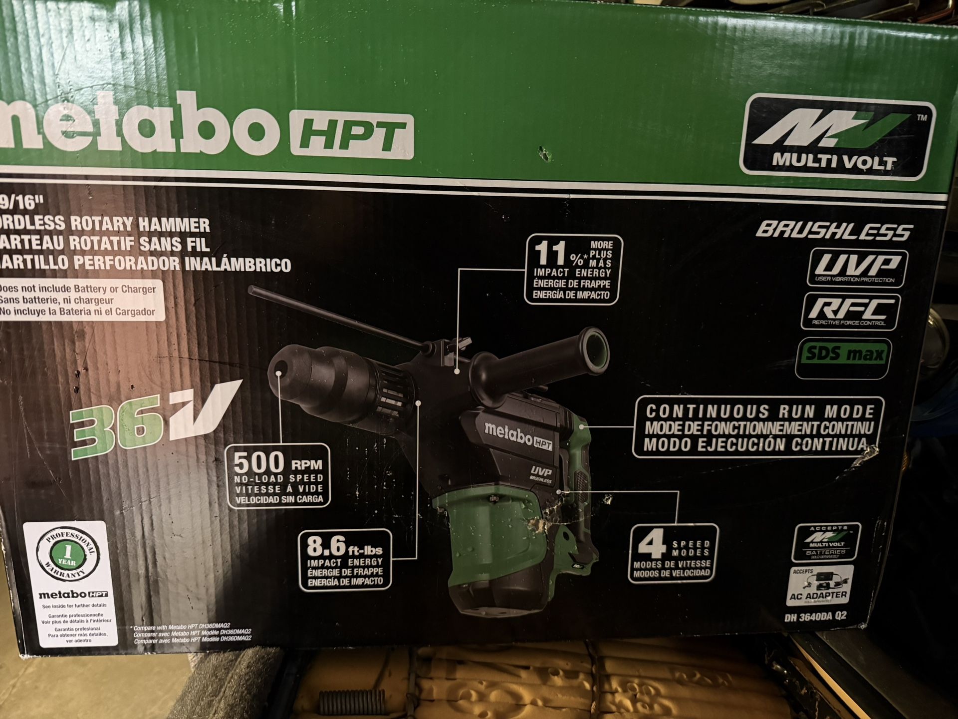 Metabo Cordless Roto Hammer Drill SDS+