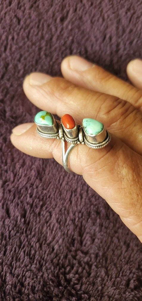 Vintage Bohemian Sterling Silver Ring