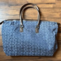 Disney RARE Canvas Mickey All-Over-Print Tote Bag Purse