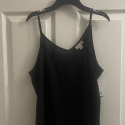 Brand New Black Sleeveless Top Size M Juniors 