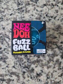 Needoh Fuzz Ball Flower Power