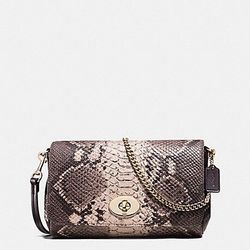 Coach Leather Python Ruby Crossbody Bag