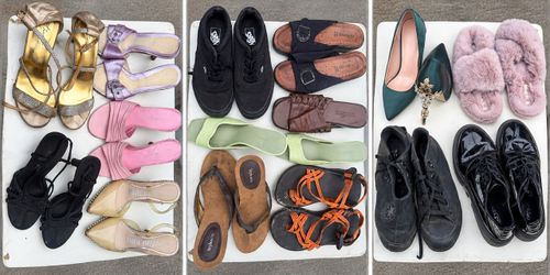 14 Pairs of Women’s Shoes – Mostly Size 5, Some Size 4