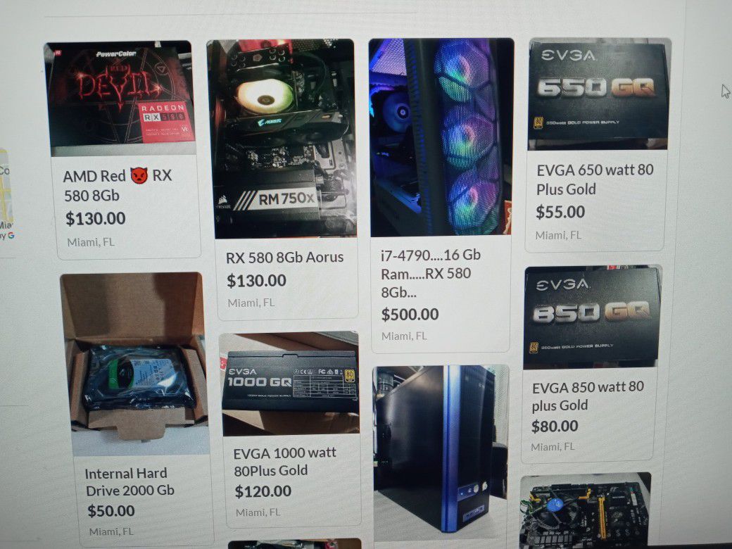 Gaming PC and Parts..