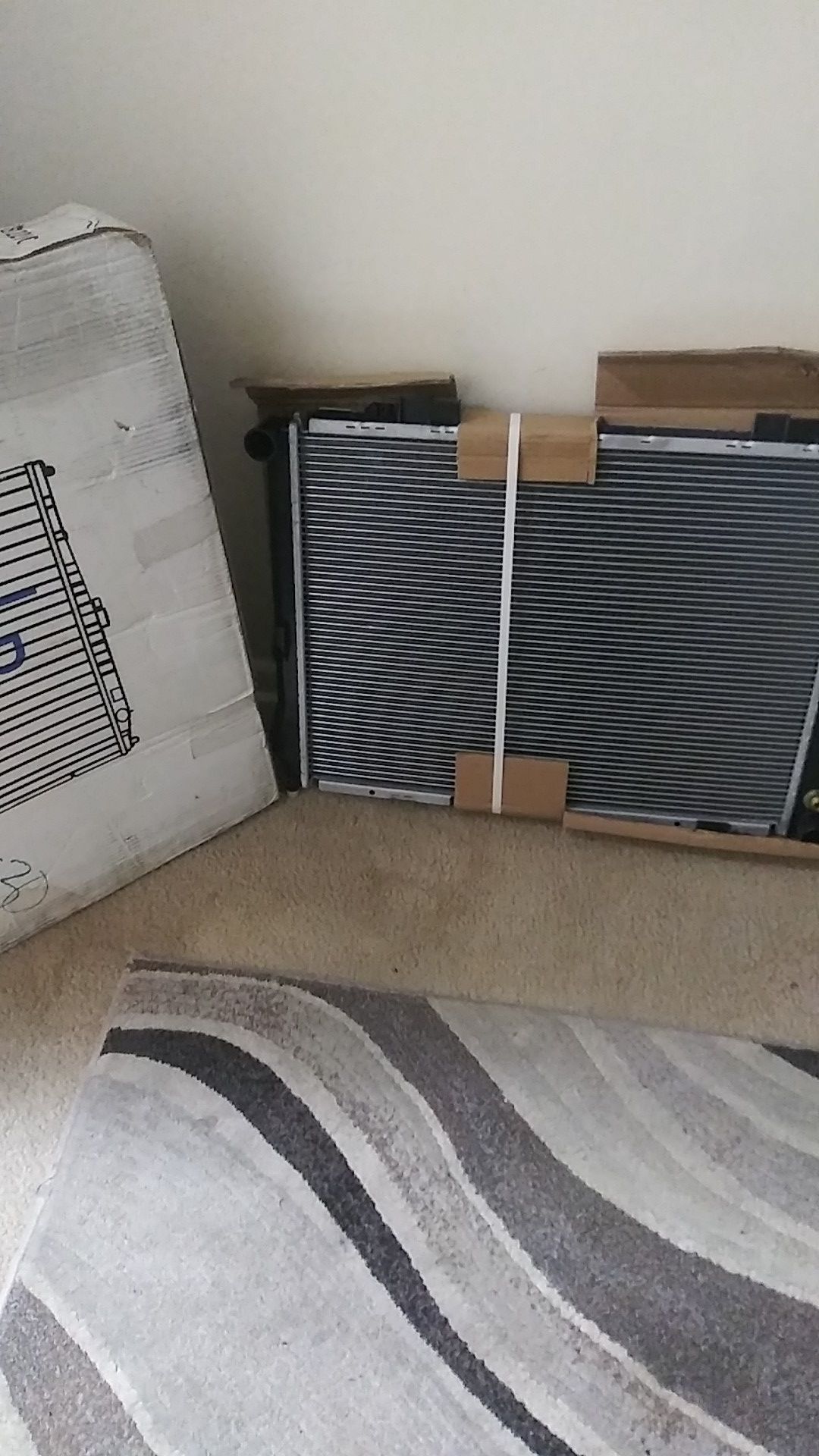 New radiator 2002 e320 mercedes