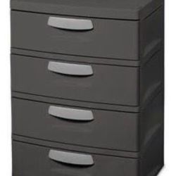 Plastic Grey Storage/Dresser 