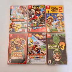 Nintendo Switch Games  New&Sealed  Avaialable Today also trade welcomes