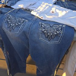 10 Pair Of Ladies Jeans 10-14 