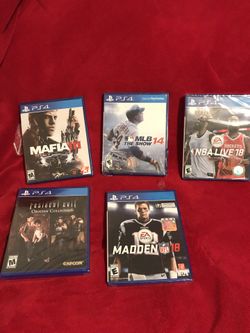 PS4 Games $25 EACH